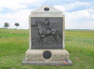 Monument to the 9th New York Cavalry at Gettysburg