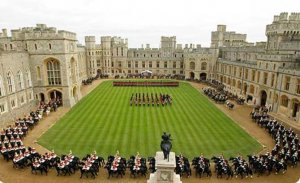 Soveriegns escort at Windsor Castle