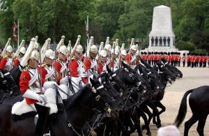 The Life Guards at Trooping the Colour