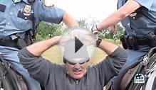 Lexington Kentucky Mounted police field interview and arrest